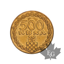 CROATIE-1941-500 KUNA-FDC
