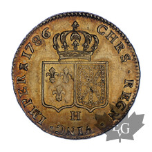 FRANCE-1786 H-Double louis-LOUIS XVI-TTB