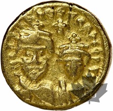 Byzantine-Héraclius -solidus globulaire-NGC VF