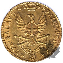 ITALIE-1786-1/2 DOPPIA-Vittorio Amedeo III-TTB
