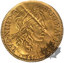 France-1641-LOUIS D&#039;OR - LOUIS XIII-TTB+