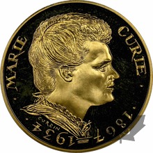 FRANCE-1984-100 FRANCS MARIE CURIE-NGC PF69 ULTRA CAMEO