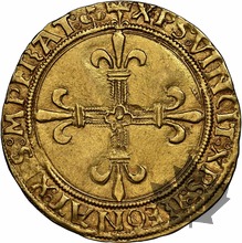 FRANCE-Ecu d&#039;or au soleil -Louis XII 1498-1515-NGC AU 58
