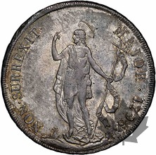 ITALIE-1795-8 Lire Genova-NGC AU 58