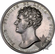 ITALIE-1809-Médaille Piombino &amp; Bonaparte-NGC MS 62