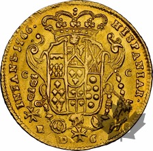 ITALIE-1766-6 Ducats-Fernando IV de Bourbon-NGC AU 58 Superbe
