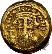Byzantine-641-668 Constans II-Solidus 651-NGC Choice VF-TTB