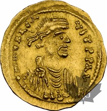 Byzantine-Heraclius 610-641-Tremissis-NGC CHOICE AU Superbe