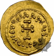Byzantine-Heraclius 610-641-Tremissis-NGC CHOICE AU Superbe