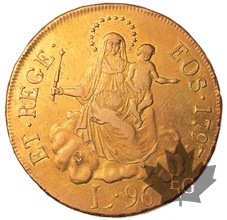 ITALIE-1797-96 Lire-REPUBLIQUE DE GENES-TTB/SUP