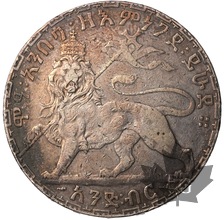 ETHIOPIE-1892-1 BIRR-MENELIK II-TTB