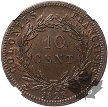 FRANCE-1828A-10 CENT-CHARLES X-NGC MS63BN