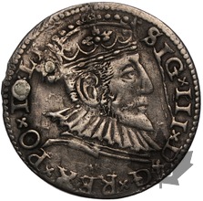 LITHUANIE-1591-3 GROSCHEN-SIGISMUND III 1545-1572-TTB