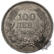 BULGARIE-1930-100 LEVA-BORIS III-TTB