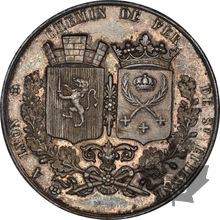 FRANCE-1826-Médaille er argent-RAILWAY-NGC MS61