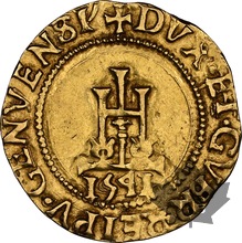 ITALIE-1541-Genova Scudo d&#039;oro del sole-NGC AU55