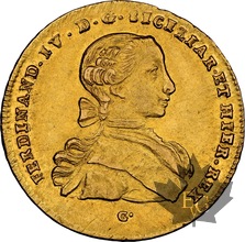 ITALIE-1765-6 DUCATI-FERDINAND IV-AU58
