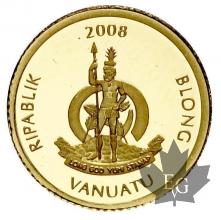 VANUATU-2008-20 VATU-SOCRATES-PROOF