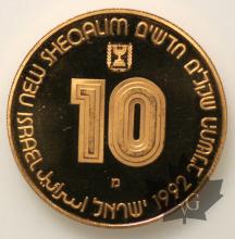 ISRAEL-1992-10 NEW SHEQALIM-PROOF
