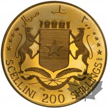 SOMALIE-1965- 200 SCELLINI-PROOF
