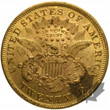 USA-1873-20 DOLLARS LIBERTY HEAD-TTB-SUP