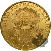 USA-1907-20 DOLLARS LIBERTY HEAD-SUP