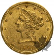 USA-1894-10 DOLLARS-New Orleans-rare