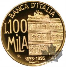 ITALIE-1994-100.000 LIRE OR-PROOF