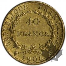 FRANCE-1806U-40 FRANCS or