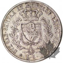 ITALIE-1828-5 Lire-Carlo Felice-Genova-TTB