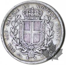 ITALIE-1831G-5 Lire-CARLO-ALBERTO-GENOVA-TB