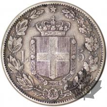 ITALIE-1878-5 Lire-Umberto I-ROMA-TB-TTB