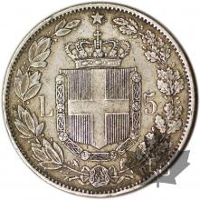 ITALIE-1878R-5 Lire-Umberto I-ROMA-TTB