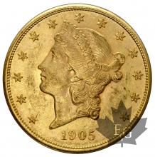 USA-1905S-20 DOLLARS-SUP