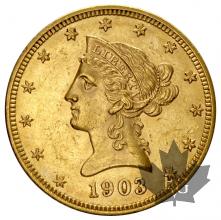 USA-1903-10 DOLLARS-SUP