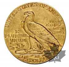 USA-1927-2.5 DOLLARS INDIAN HEAD-SUP-FDC