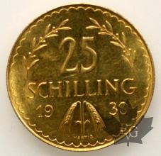 AUTRICHE-1930-25 SHILLING-FDC