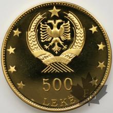 ALBANIE-1968-500 LEKE-PROOF