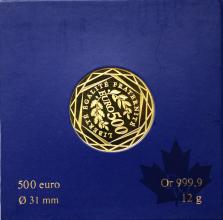 FRANCE-2010-500 EURO OR-PROOF-MONNAIE DE PARIS