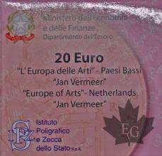 ITALIE-2008-20€ Or-L&#039;Europa delle belle arti-PAESI BASSI