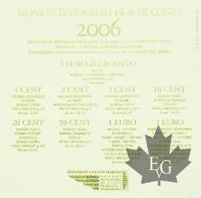 SAINT MARIN - 2006 - Série BU