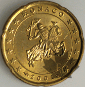 MONACO-2001-20 Cent