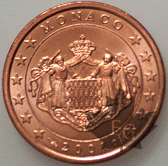 MONACO-2001-5 Cent