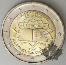 ALLEMAGNE-2007A-TR-2 EURO COMMEMORATIVE
