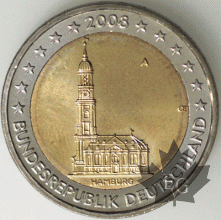 ALLEMAGNE-2008A-2 EURO COMMEMORATIVE