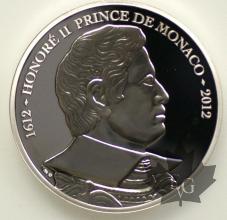 MONACO-2012-10 EURO ARGENT PROOF HONORE II-PROOF