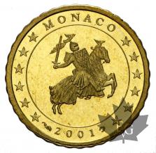 MONACO-2001-10 CENTIMES-BE-PROOF