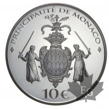 MONACO-2014-10 EURO SILVER HERCULE-PROOF