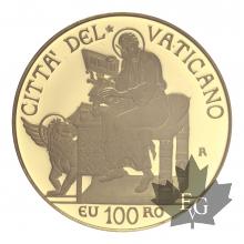 VATICAN-2014-100 EURO OR-PROOF