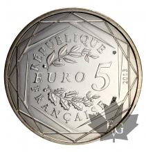 FRANCE-2013-5 EURO ARGENT-LIBERTÉ